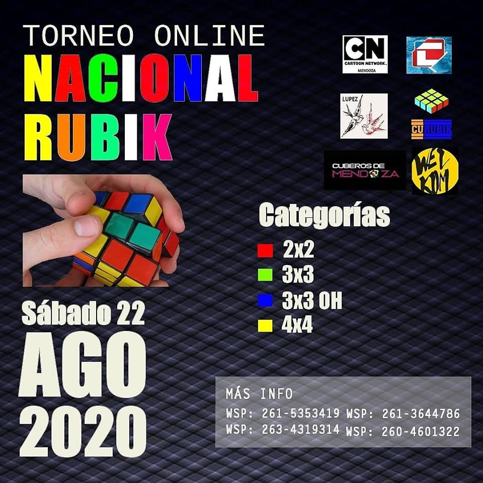 Cubo De Rubik 2x2 Online Torneo Online Nacional de Cubo Rubik: Una convocatoria imperdible